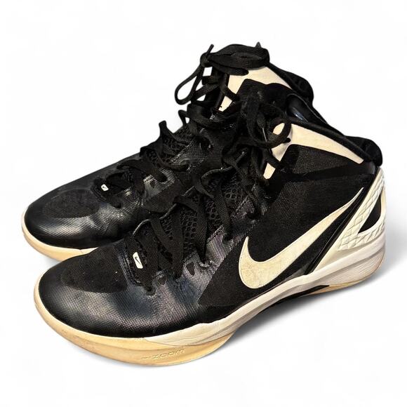 US 11 Nike Hyperdunk 2011 – Black/White Basketball High-Top Zoom Air - Picture 2 of 7